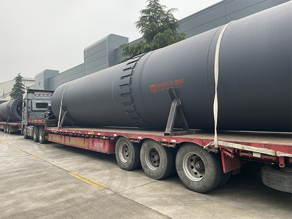 遼寧φ2×14固廢回轉窯發貨